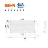 BMW/MINI CONDENSER  - 8FC 351 009-701 (BEHR)