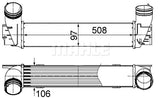 INTERCOOLER FITS BMW 3 (17517800680)