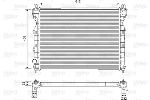 VALEO RADIATOR Fits LAND ROVER FREELANDER L314 00-06 701567