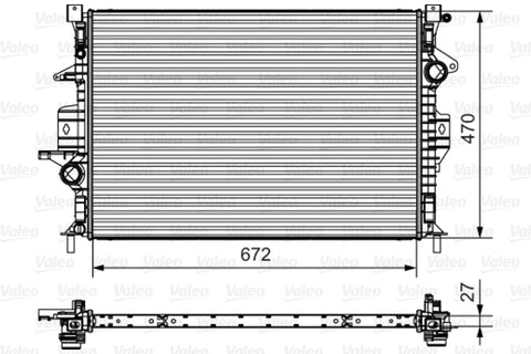 VALEO RADIATOR FITS VOLVO