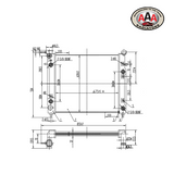 RADIATOR Fits HOLDEN COMMODORE (1997 - 1999)