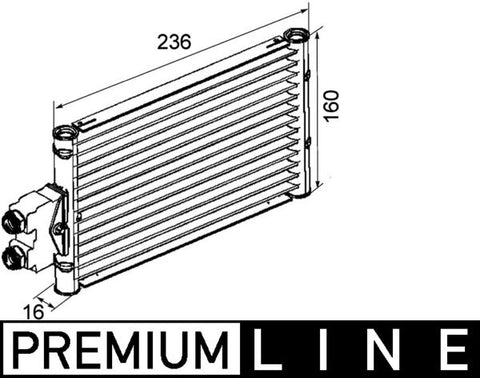 OIL COOLER FITS MERCEDES (A21150017000) - MAHLE/ BEHR