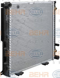 BEHR RADIATOR Fits MERCEDES BENZ 124 200E/E-CLASS 124 200T/E200 8MK376712-431