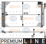 BEHR CONDENSER Fits LAND ROVER RANGE ROVER L322 02-12 8FC 351 317-481