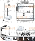 BEHR RADIATOR Fits BMW 6 F06/7 F02,F01 08-18 8MK 376 746-511/8MK376746511