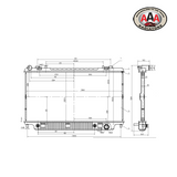 HOLDEN RADIATOR - LHRP21626MT (AAA)