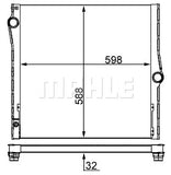 RADIATORS FIT BMW (11537609944 ) - MAHLE/BEHR