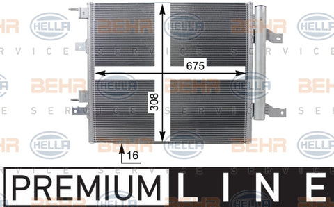 BEHR CONDENSER 8FC 351 100-111