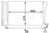 CONDENSER FITS BMW (64509109725) - (MAHE/BEHR)