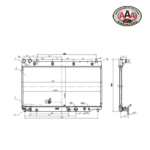 RADIATOR Fits HONDA JAZZ (2002 - 2008) MANUAL