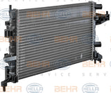 BEHR RADIATOR Fits HOLDEN BARINA XC/COMBO XC 1.4L 04-12 8MK 376 714-341