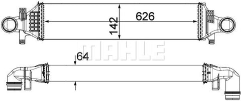 BEHR/MAHLE INTERCOOLER - MERCEDES B-CLASS