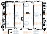 Radiator, engine cooling - 8MK 376 718-121