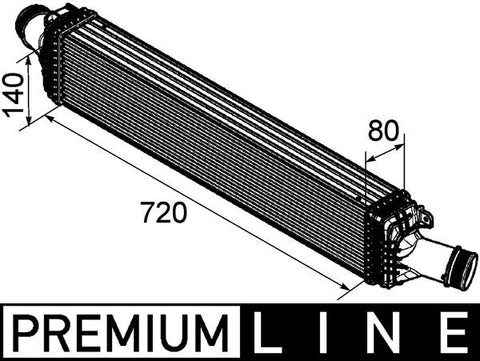 INTERCOOLER FITS AUDI (8K0145805P)