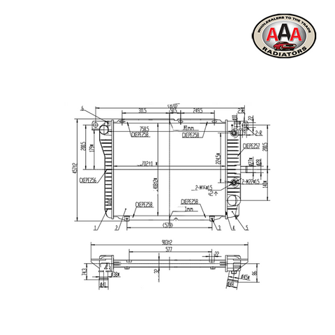 RADIATOR Fits FORD FALCON (1988 - 1994)