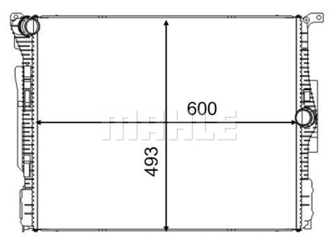 BMW RADIATOR - MAHLE
