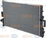 BEHR RADIATOR Fits IVECO DAILY Diesel 04-11 8MK 376 774-431/8MK376774431