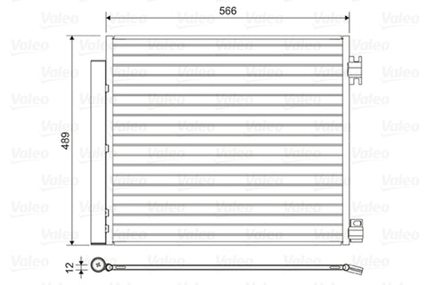 NISSAN CONDENSER - VALEO