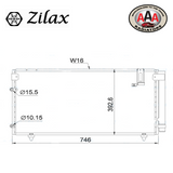 AAA (ZILAX) CONDENSER Fits TOYOTA AVENSIS VERSO (2001 - 2011)