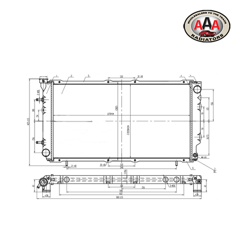 RADIATOR Fits SUBARU LIBERTY (1991 - 1994)