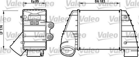 VALEO INTERCOOLER Fits AUDI A3 8L1 S3/TT 8N3 1.8T 99-06 817487