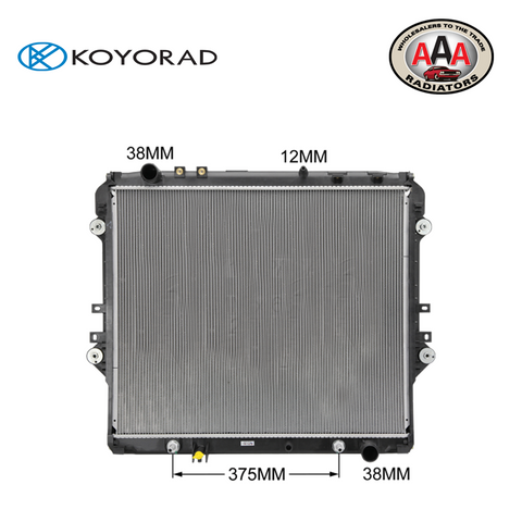 AAA (KOYORAD) RADIATOR Fits TOYOTA HILUX GUN 2.4L/2.8L (2015 - on) AUTO