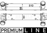 INTERCOOLER FITS BMW  (17517524916)- (MAHLE/BEHR)