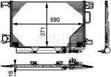 CONDENSER FITS MERCEDES BENZ( MAHLE/BEHR)