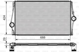 VALEO Intercooler 818282