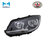 HEADLIGHTS Left, PY21W, H15, H7, W5W, with bulbs, with motor for headlamp levelling, Halogen