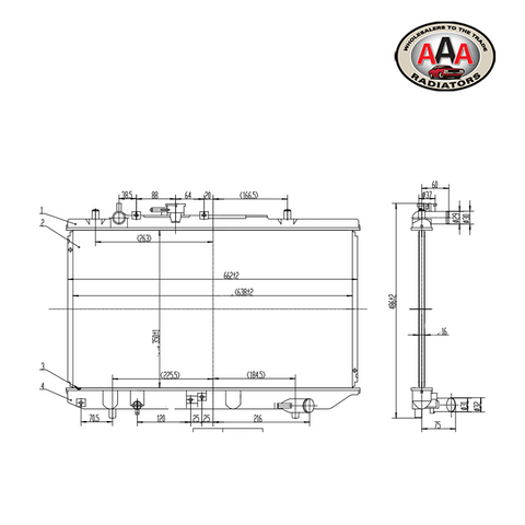 RADIATOR Fits FORD FESTIVA (1994 - 1997)