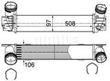 INTERCOOLER FITS BMW 3 (17517798788 ) - MAHLE/BEHR