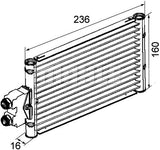 OIL COOLER FITS MERCEDES (A21150017000) - MAHLE/ BEHR