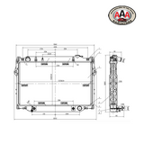 RADIATOR Fits TOYOTA LAND CRUISER (1993 - 1997)