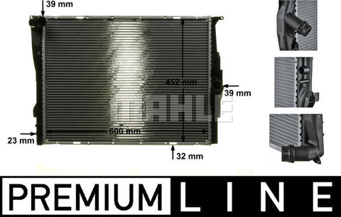 RADIATOR FITS BMW  (17117559273) - MAHLE/  BEHR