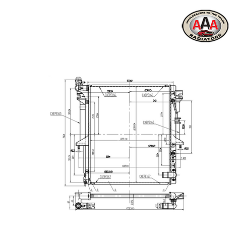 RADIATOR Fits MITSUBISHI TRITON (2006 - 2015)