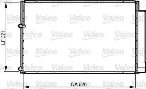 CONDENSER FITS TOYOTA PRUIS (VALEO)