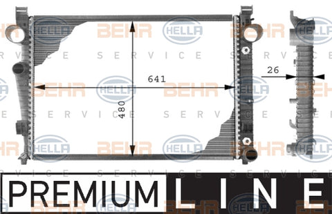 BEHR RADIATOR Fits MERCEDES BENZ S-CLASS S320 98-05 8MK376710281