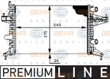 BEHR RADIATOR Fits HOLDEN BARINA XC/COMBO XC 1.4L 04-12 8MK 376 714-341