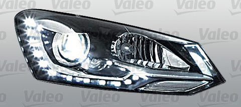 VALEO Left, D3S (Gas Discharge Lamp), PSY24W, LED, with bulb 044453