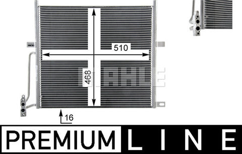 CONDENSER FITS BMW (17113400400 ) - MAHLE/BEHR