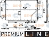 BEHR CONDENSER Fits MERCEDES BENZ C-CLASS 02-08 8FC 351 303-411