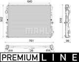 RADIATORT FITS MERCEDES BENZ (MAHLE/BEHR)