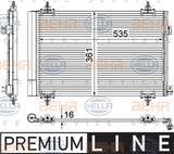 BEHR CONDENSER Fits CITROEN C4,DS4/PEUGEOT 308/5008 12-on 8FC 351 309-351