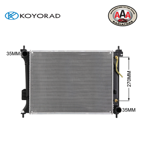 AAA (KOYORAD) RADIATOR Fits HYUNDAI i20 PB,PBT 1.4L/1.6L  (2010 - on)