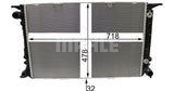 PORSCHE RADIATOR - CR 2178 000P (MAHLE)