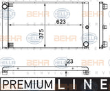 BEHR RADIATOR Fits BMW 5 E60 530d 02-09 8MK 376 754-101/8MK376754101