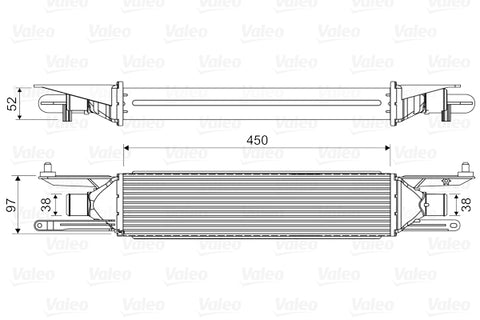 VALEO INTERCOOLER FITS FIAT (818823)