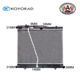 KOYORAD RADIATOR Fits TOYOTA HIACE/COMMUTER KDH 2.5L/3.0L 05-14 MANUAL Diesel