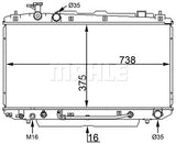 RADIATOR FITS TOYOTA RAV (MAHLE/BEHR)